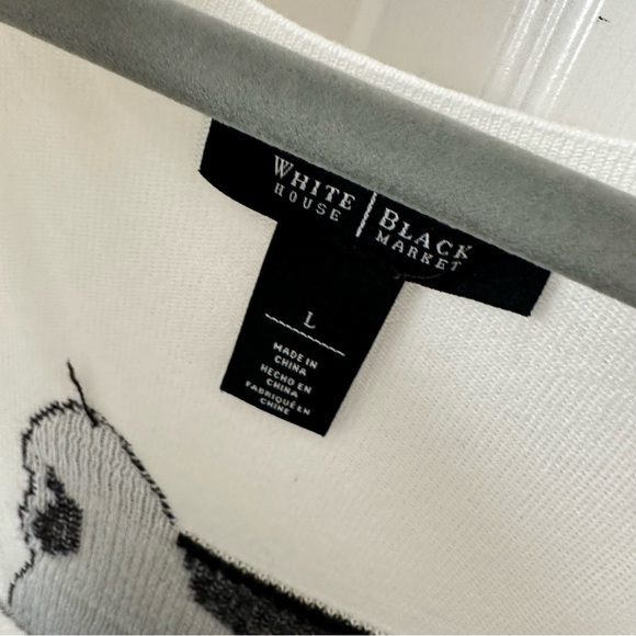 WHBM French Bulldog 3/4 sleeve sweater - Picture 3 of 4